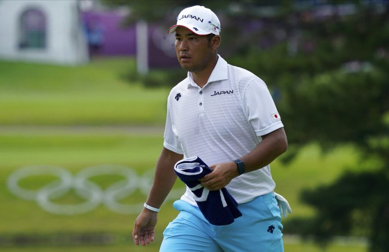 Matsuyama in final group at halfway point of Olympic golf